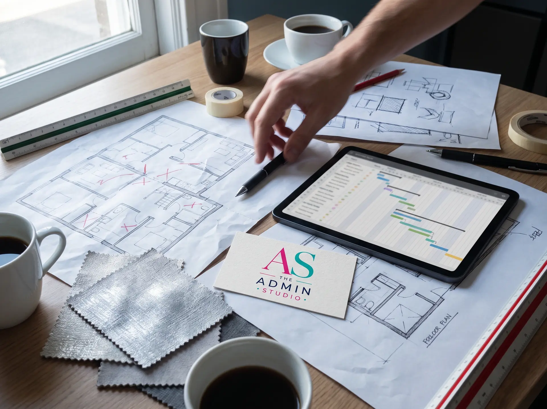 Event planning and collaboration session at The Admin Studio
